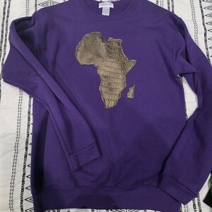 Purple Africa Sweatshirt - SM